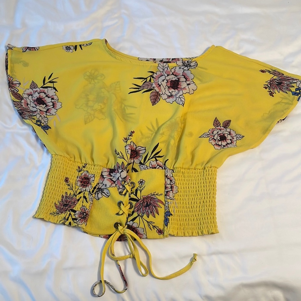 T.J.Maxx stretchy polyester blend blouse
